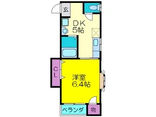 ラ リンピア【2階】の間取り