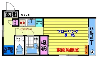 カトレア【2階】の間取り