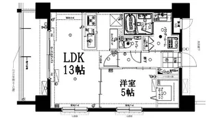 レーヴレアリゼ美栄橋【4階】の間取り