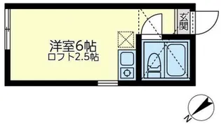 ユナイト さくらプリッツ・ハーバー【1階】の間取り