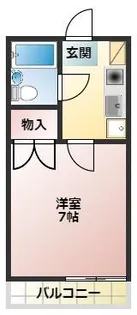 オレンジコート【2階】の間取り