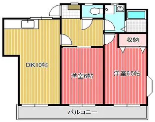 ツクバハイツ【3階】の間取り