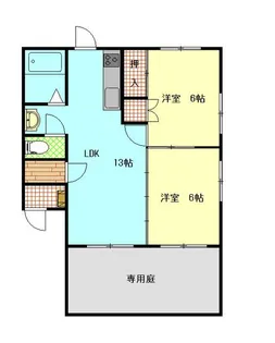 プロムナード湖東【1階】の間取り