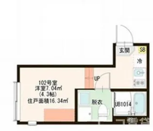 ハーモニーテラス北小岩XX【1階】の間取り