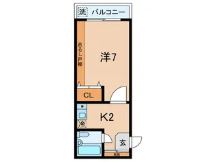 恩田ビル【3階】の間取り
