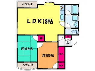 村上ビル【4階】の間取り