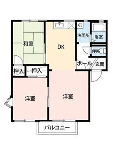 コーポHIRO B【2階】の間取り