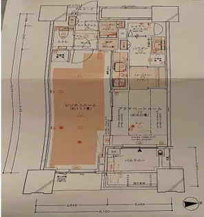 ドゥ・トゥール イースト【48階】の間取り