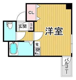 クリスタル大崎【5階】の間取り