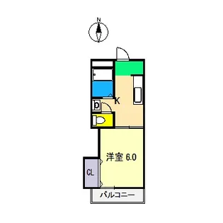 コーポあゆみ【2階】の間取り