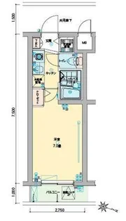 バージュアル横濱妙蓮寺【4階】の間取り