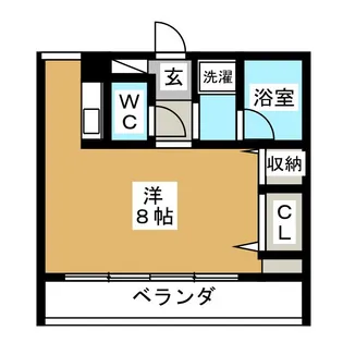 シャンブル村瀬【2階】の間取り