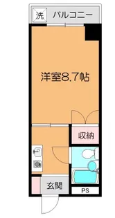 シティパレス1【7階】の間取り