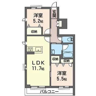 ツインコート宮前【1階】の間取り