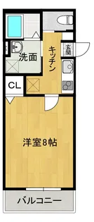 (仮)桜ケ丘アパート【3階】の間取り