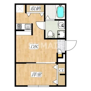 MIREA浮間舟渡【1階】の間取り