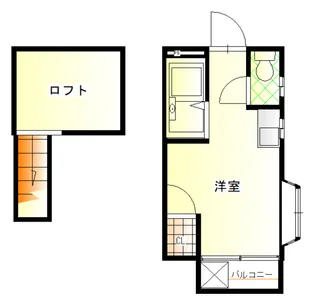 ハイムNAGAO【2階】の間取り