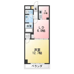 アドミール桜山【5階】の間取り