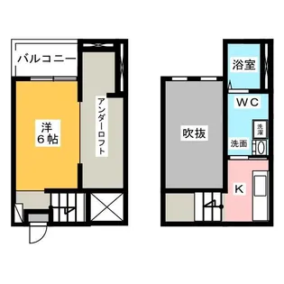 モルゲンロート中坪【1階】の間取り