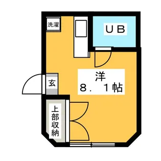 プランドール浜田【1階】の間取り