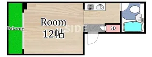 M・プラザ都島【4階】の間取り