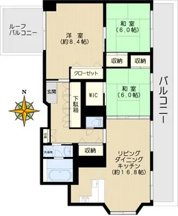 松月庵ビル【3階】の間取り
