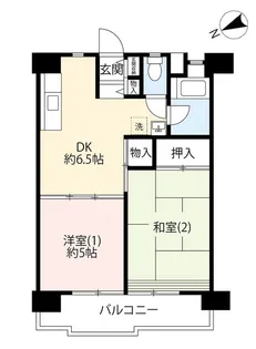 UR深大寺町【8階】の間取り