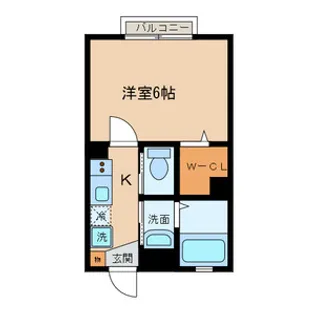 ヒルズ 西片町【1階】の間取り