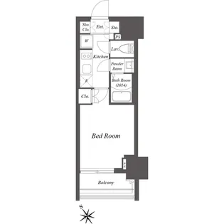 ブランシエスタ横浜高島町【6階】の間取り