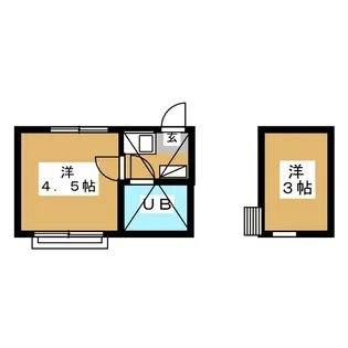 シャトー1号館【1階】の間取り