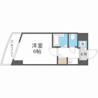 ラナップスクエア新福島【10階】の間取り