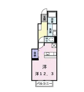 ベル・グラース【1階】の間取り