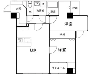 グランメゾン芙蓉II【2階】の間取り