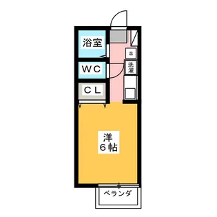 コーポスマイル【2階】の間取り