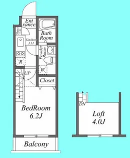 ユーレジデンス西大井【4階】の間取り