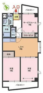ライフステージタカマII【3階】の間取り