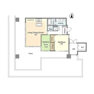 レリーフ美しが丘【4階】の間取り