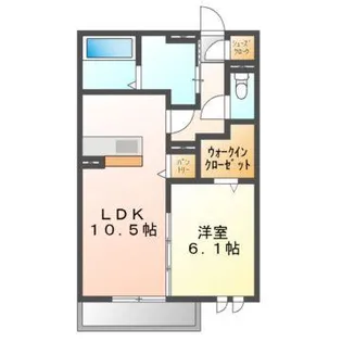 グレイス【1階】の間取り