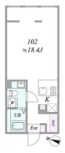 the trias magome【1階】の間取り