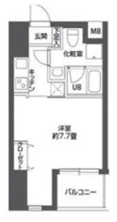 ニューシティアパートメンツ南千住【3階】の間取り