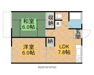 ハイムノースエイト【1階】の間取り