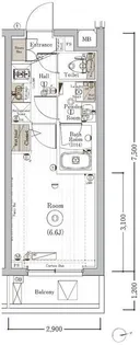 MAXIV百合ヶ丘【3階】の間取り