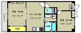 エンゼルハイム阿佐谷【2階】の間取り