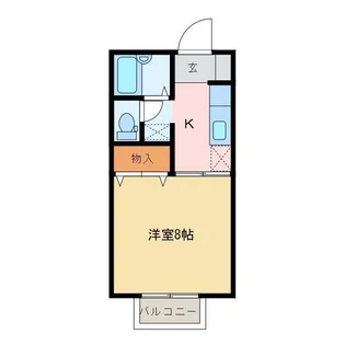 アベニューハタダIII【2階】の間取り