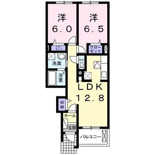 サン・エテルノ【1階】の間取り