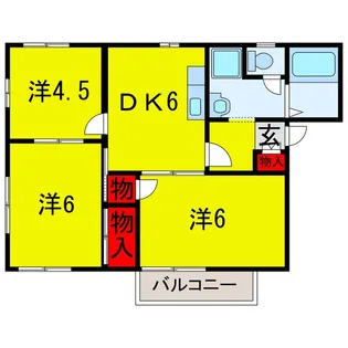 サンイースト【2階】の間取り