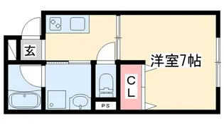 リープラス三木本町【2階】の間取り