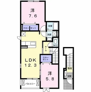 パークメゾンM【2階】の間取り