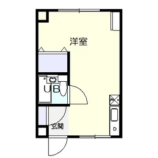 宿河原2丁目マンション(物件名なし)【1階】の間取り