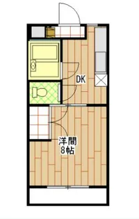 マンションヒカリI【3階】の間取り